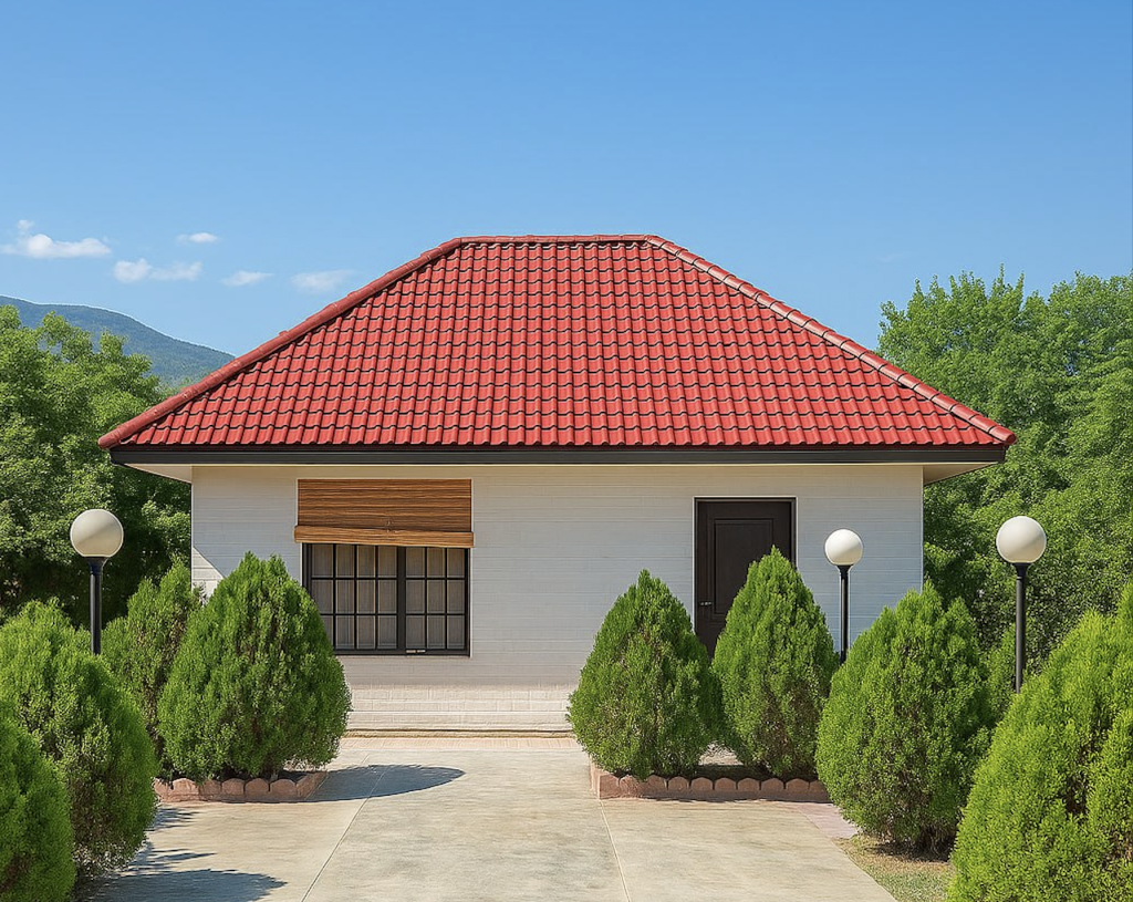 سقف شیروانی در رامسر