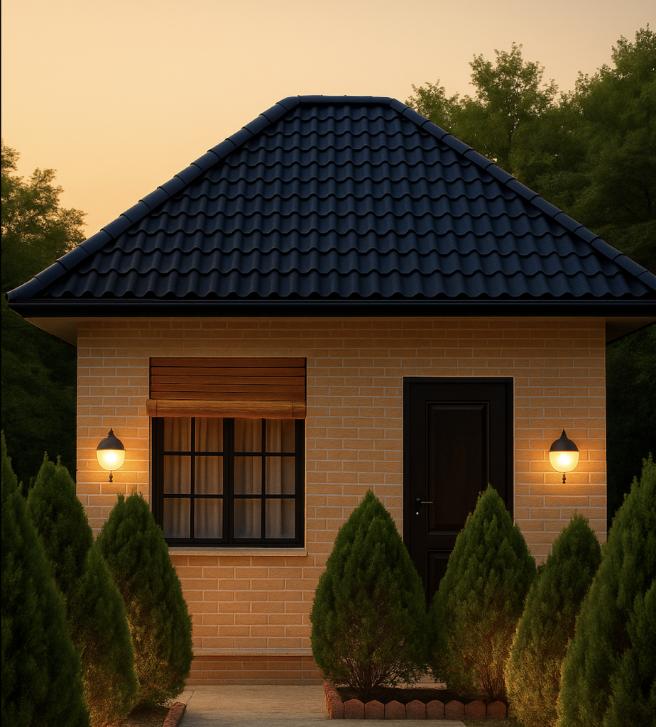 سقف شیروانی در رشت